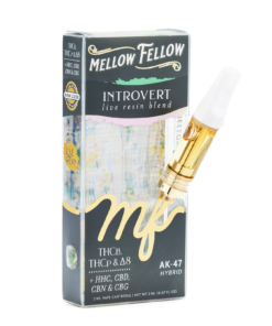 Mellow Fellow Introvert Blend Live Resin Vape Cartridge AK47